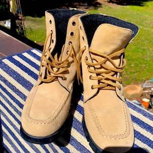 Talbots brushed suede boots gently used size 8